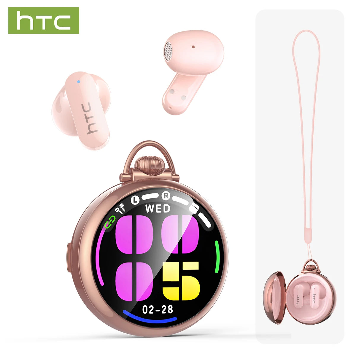 Auriculares Inalámbricos con Traducción Inteligente IA – Bluetooth, Pantalla LCD HD y Modo Deportivo
