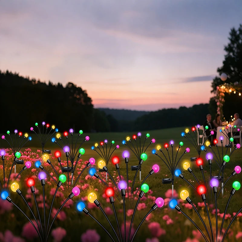 ✨ Luces LED Solares Luciérnaga para Exterior – Decoración Premium con Movimiento