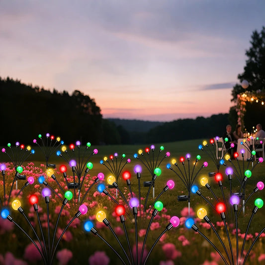 ✨ Luces LED Solares Luciérnaga para Exterior – Decoración Premium con Movimiento