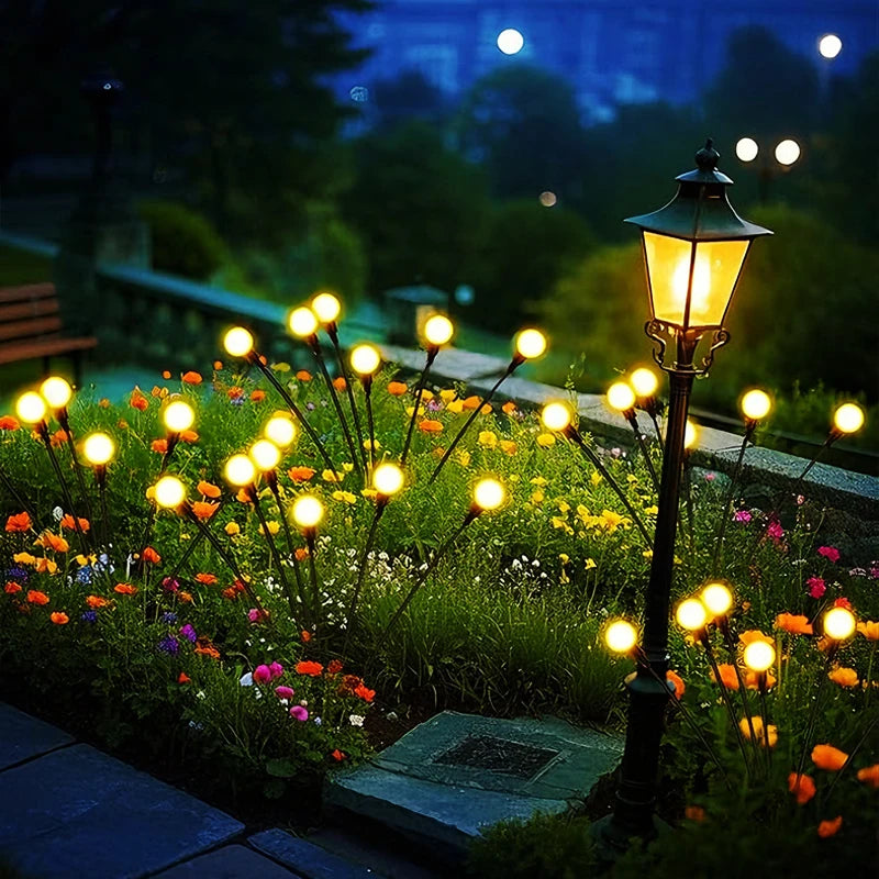 ✨ Luces LED Solares Luciérnaga para Exterior – Decoración Premium con Movimiento