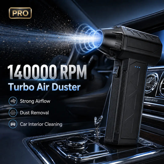 ✨ Mini Soplador de Aire Turbo JVSCAM – Limpieza Profesional para PC y Teclado