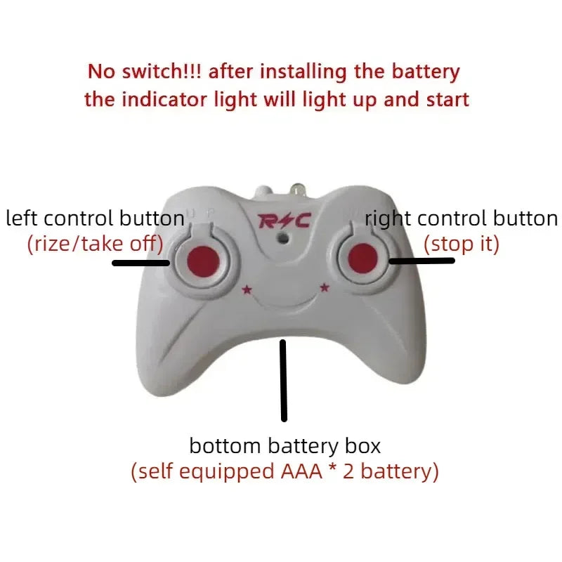 Helicóptero Volador RC para Niños – Control por Gestos, Sensor Inteligente y Luces LED Recargables