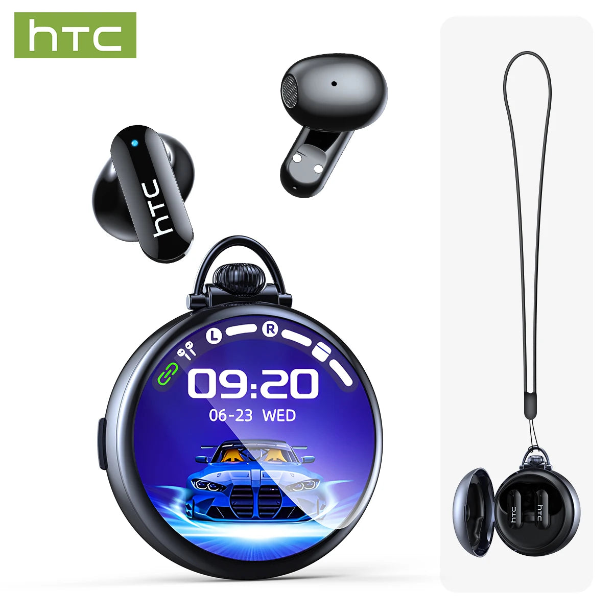 Auriculares Inalámbricos con Traducción Inteligente IA – Bluetooth, Pantalla LCD HD y Modo Deportivo