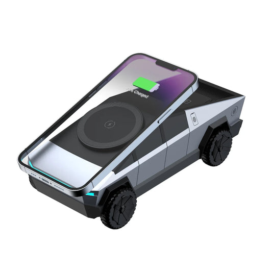 Cybertruck Desktop Stand Qi2 3-In-1 Cyberdock Wireless Charging Station for Iphone16 15 14 Pro Max, Airpods, Iwatch