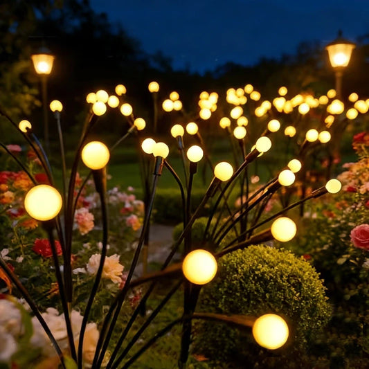 ✨ Luces LED Solares Luciérnaga para Exterior – Decoración Premium con Movimiento