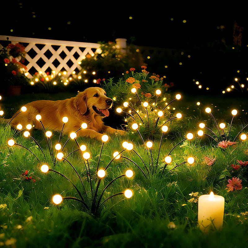 ✨ Luces LED Solares Luciérnaga para Exterior – Decoración Premium con Movimiento